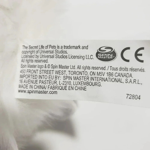 The Secret Life of Pets Gidget White Plush Dog. - Picture 4 of 6